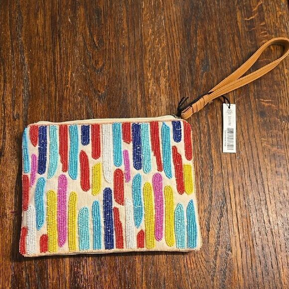 Kate Landry Beaded Wristlet Clutch - Picture 1 of 5